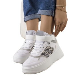 Gray sneakers from Adolis ankle grey