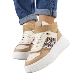 Adolis ankle sneakers beige