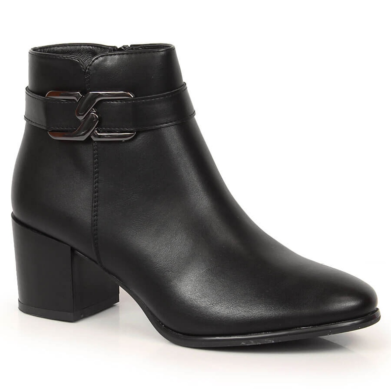 Black, insulated Jodhpur boots by Sergio Leone