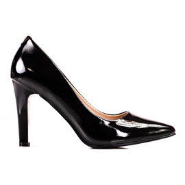 Women's black pumps with high heels Shelovet