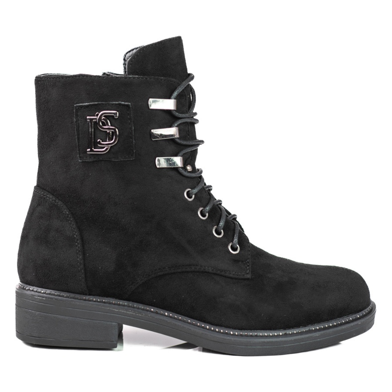 Women's workers made of ecological Shelovet suede black