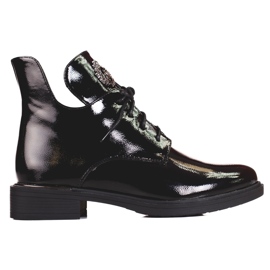 Shelovet women's boots with a cut-out black