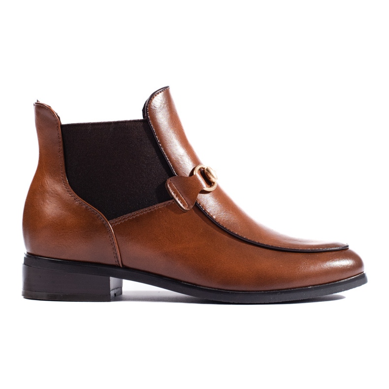 Women's boots Jodhpur heel Vinceza brown