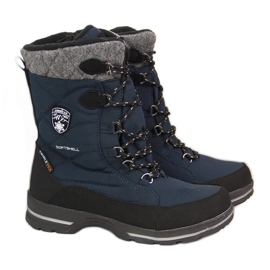 Children's waterproof navy blue American Club snow boots