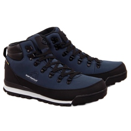 Men's trekking shoes, waterproof, insulated, navy blue American Club Men's trekking shoes, waterproof, insulated, navy blue American Club