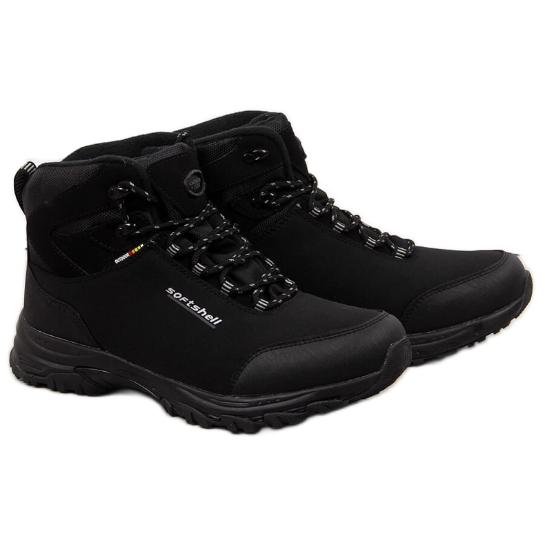Black American Club waterproof insulated trekking shoes Black American Club waterproof insulated trekking shoes