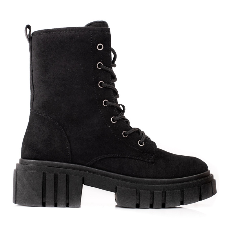 Shelovet black suede women's workwear