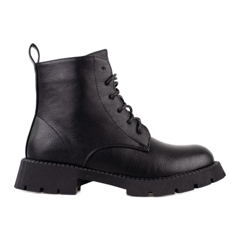 Classic women's Shelovet lace-up bags black