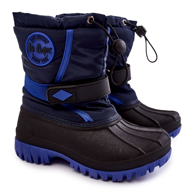 Children's warm snow boots Lee Cooper LCJ-21-44-0522 Navy blue black Children's warm snow boots Lee Cooper LCJ-21-44-0522 Navy blue black