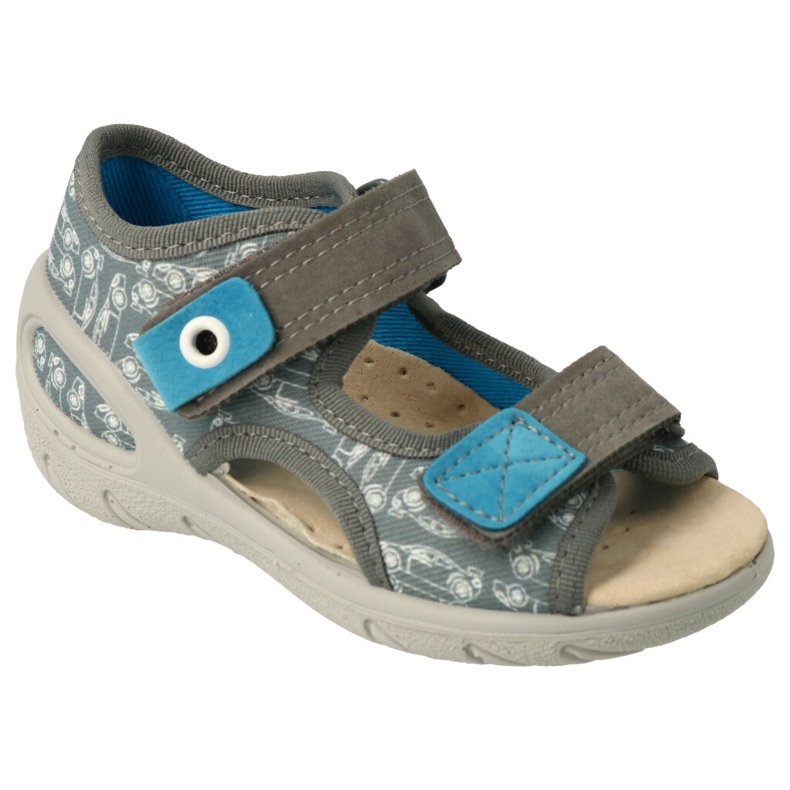 Befado children's shoes pu 065X169 blue grey