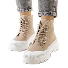 Brown Roxo sneakers khaki green