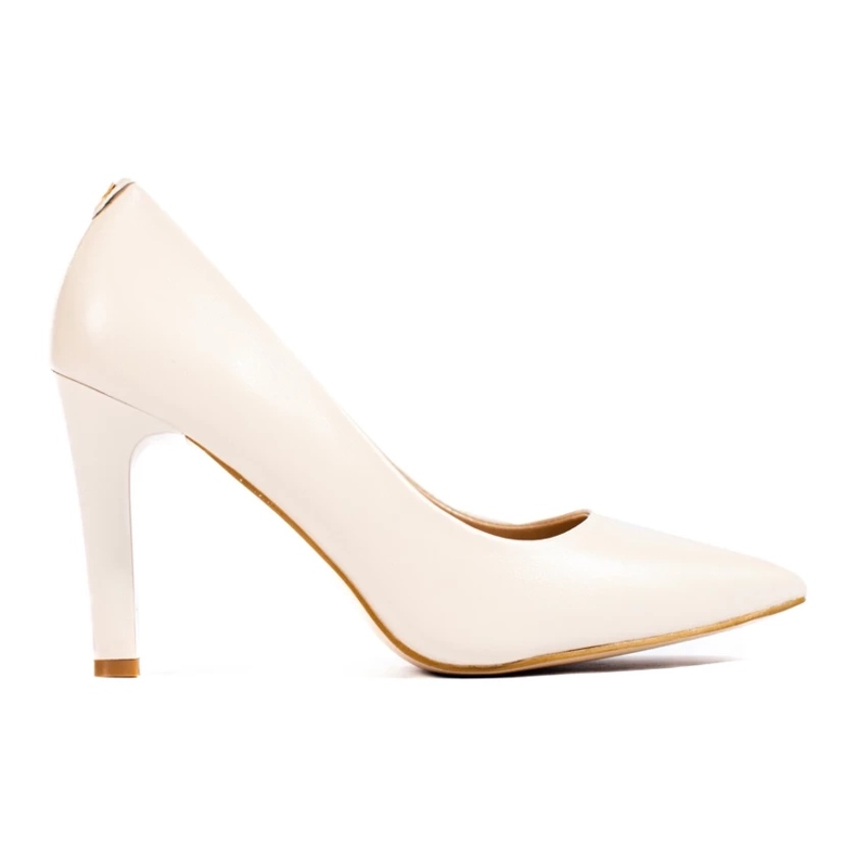 Women's beige pumps