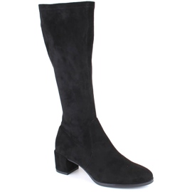 Women's boots on the post black Sergio Leone
