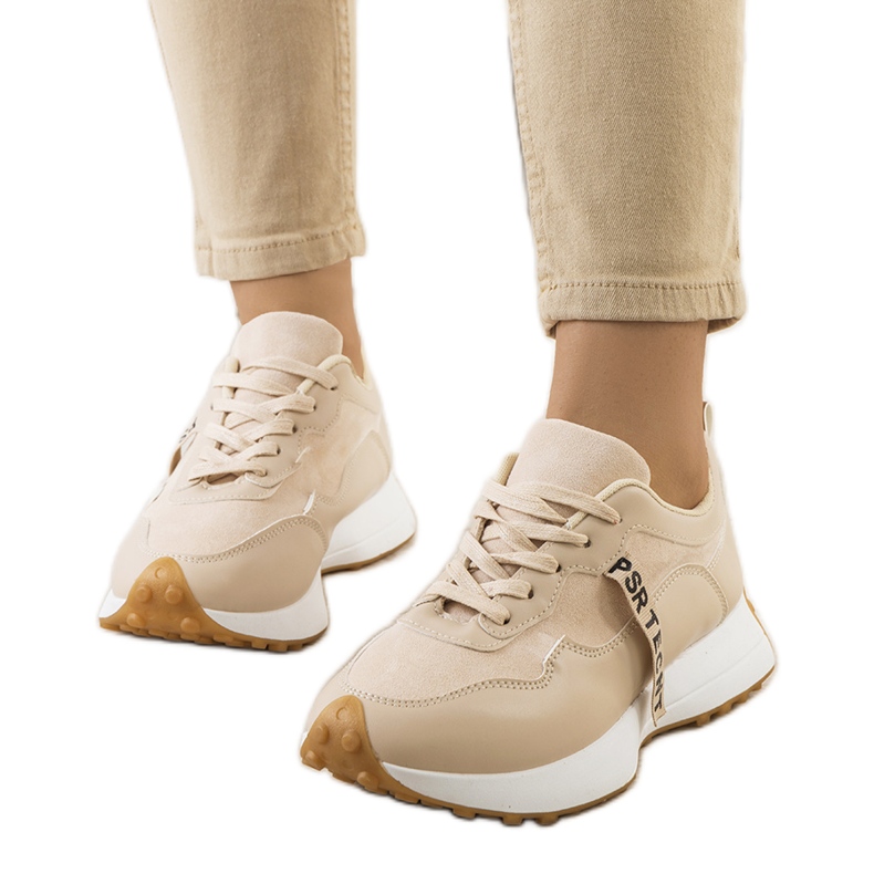 Beige dames sneakers sale