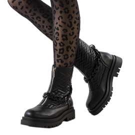 Feira black women's boots