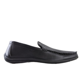 Black men's Hogar loafers
