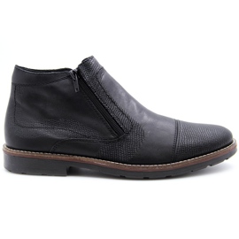 Rieker 35381-00 insulated leather boots for men black