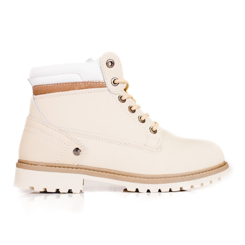 DK women's leather hiking boots beige DK women's leather hiking boots beige