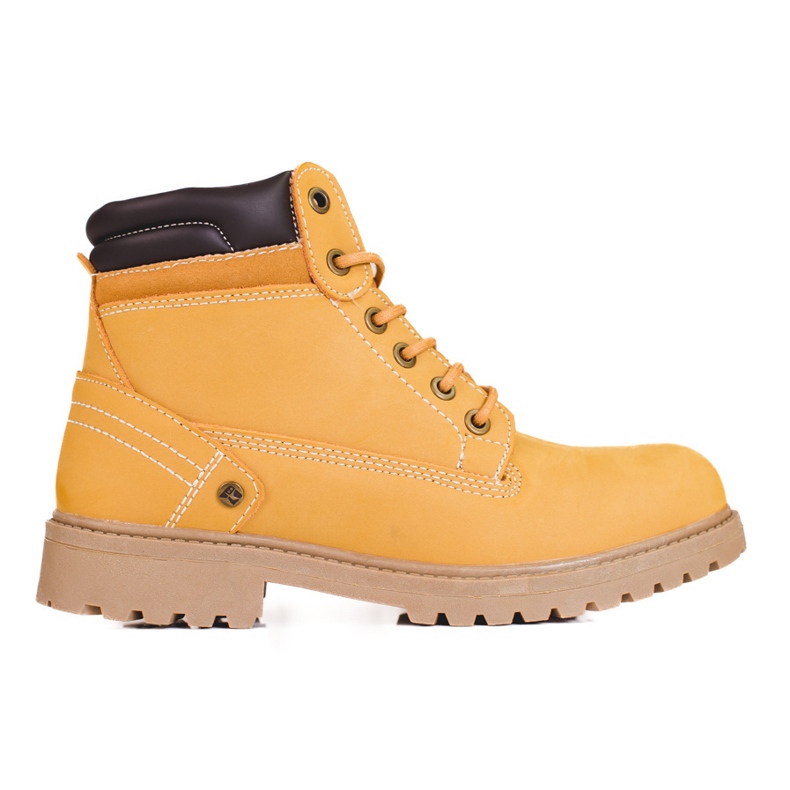 DK women's leather hiking boots brown