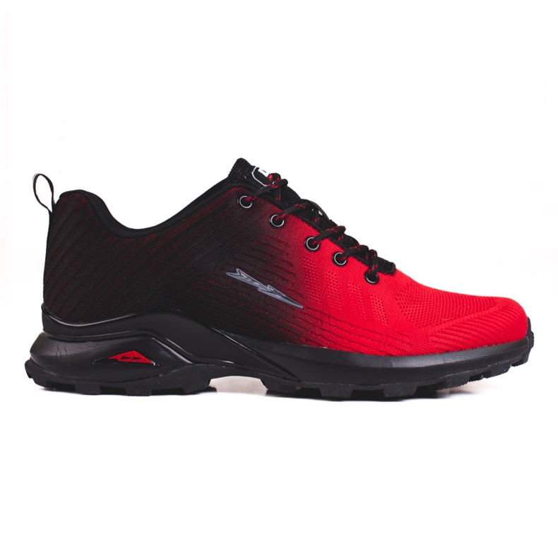 Men's black and red DK sports shoes Men's black and red DK sports shoes