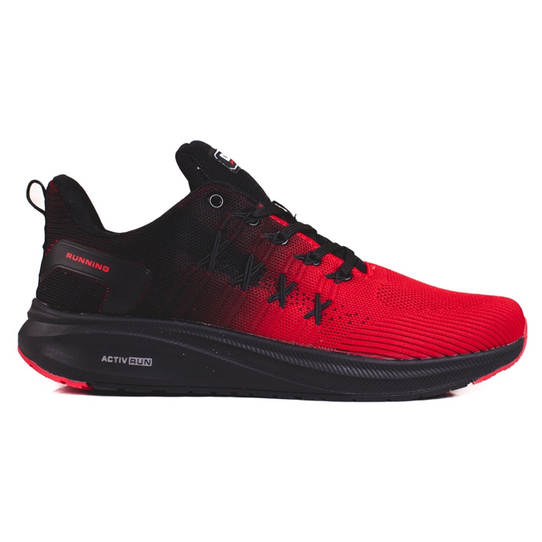 DK black and red men's sports shoes DK black and red men's sports shoes