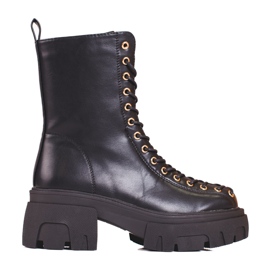 Women's Shelovet lace-up boots black Women's Shelovet lace-up boots black