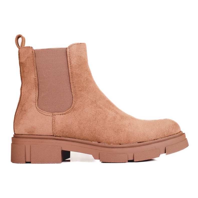 Suede women's Shelovet beige Jodhpur boots