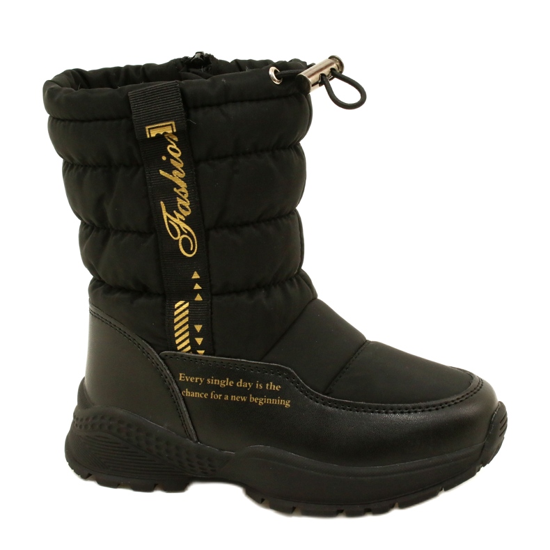 Girls' snow boots Miss Evento 22dz23-5274 black Girls' snow boots Miss Evento 22dz23-5274 black