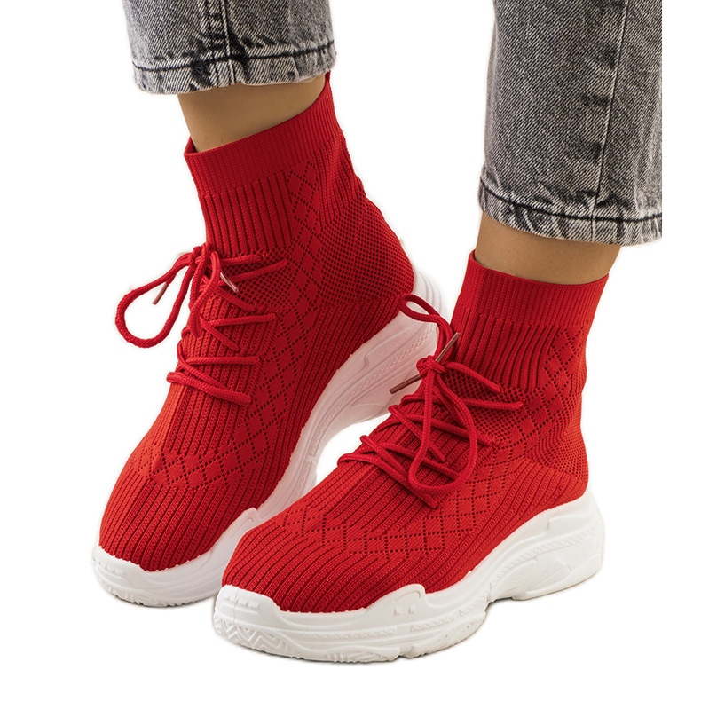 Red Dowden socks