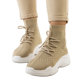Dowden beige socks