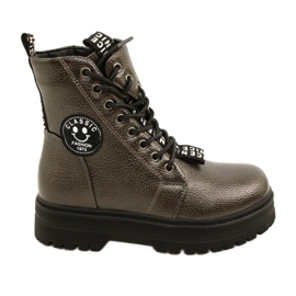 Girls' Miss Evento 22DO23-5257 brown boots