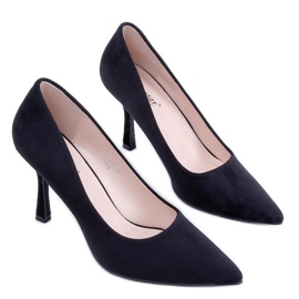 Women's suede Giorgia Black stilettos