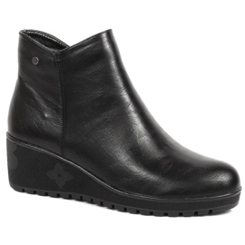Black Women's insulated wedge boots Jezzi Black Women's insulated wedge boots Jezzi