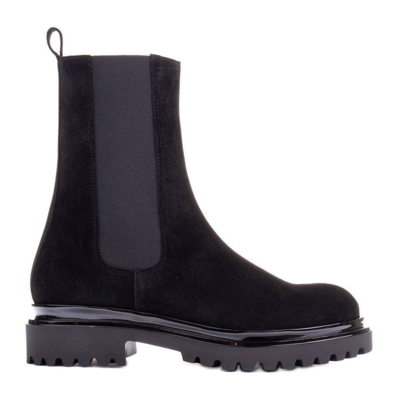 Marco Shoes Suede ankle boots black Marco Shoes Suede ankle boots black