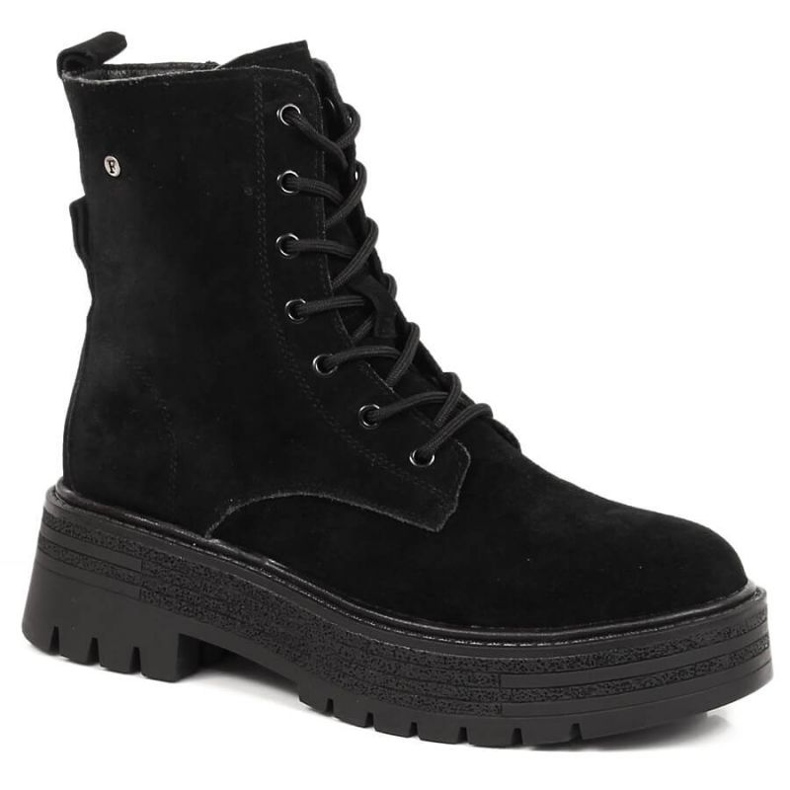 Leather suede insulated boots Filippo W PAW379A black