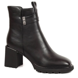 Warm Chelsea boots on the post, insulated Filippo W PAW383 black Warm Chelsea boots on the post, insulated Filippo W PAW383 black
