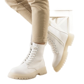 White Tamila women's hiking boots