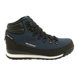 American Club American trekking winter boots with WT61 membrane. Navy blue black