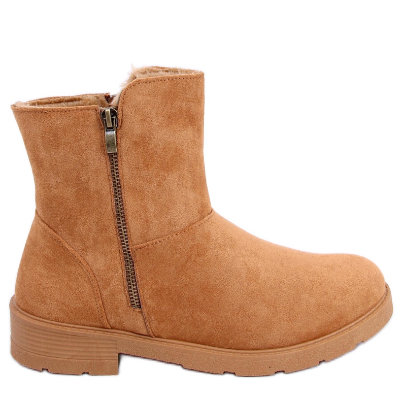 PA1 Kallen Camel flat boots brown