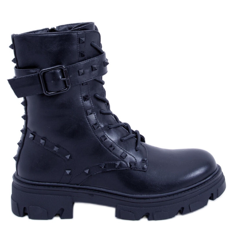 Lace-up boots Frankee Black