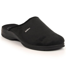 Black Inblu comfortable men's slippers Black Inblu comfortable men's slippers