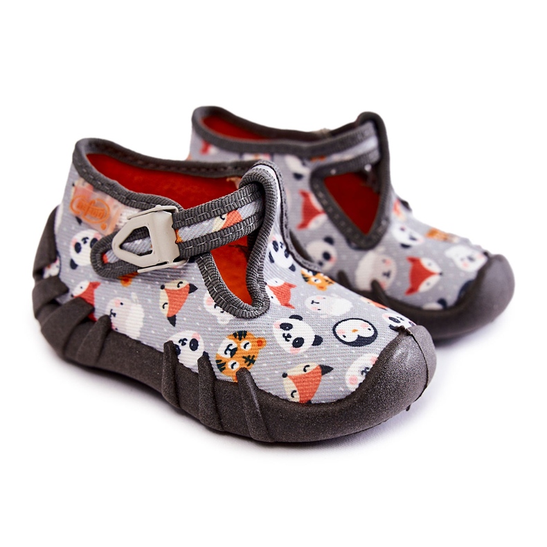 BEFADO S.A. Shoes Slippers Befado Animals 110P460 Gray