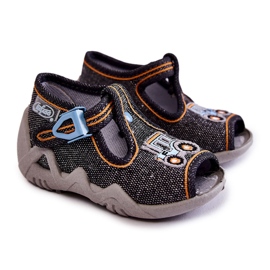 BEFADO S.A. Children's Sandals Papcie Befado Tractor 217P111 Dark Gray grey