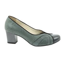 Espinto classic women's high heels 395 Tęg G1/2 Gray grey Espinto classic women's high heels 395 Tęg G1/2 Gray grey