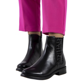 Black Rotherham boots