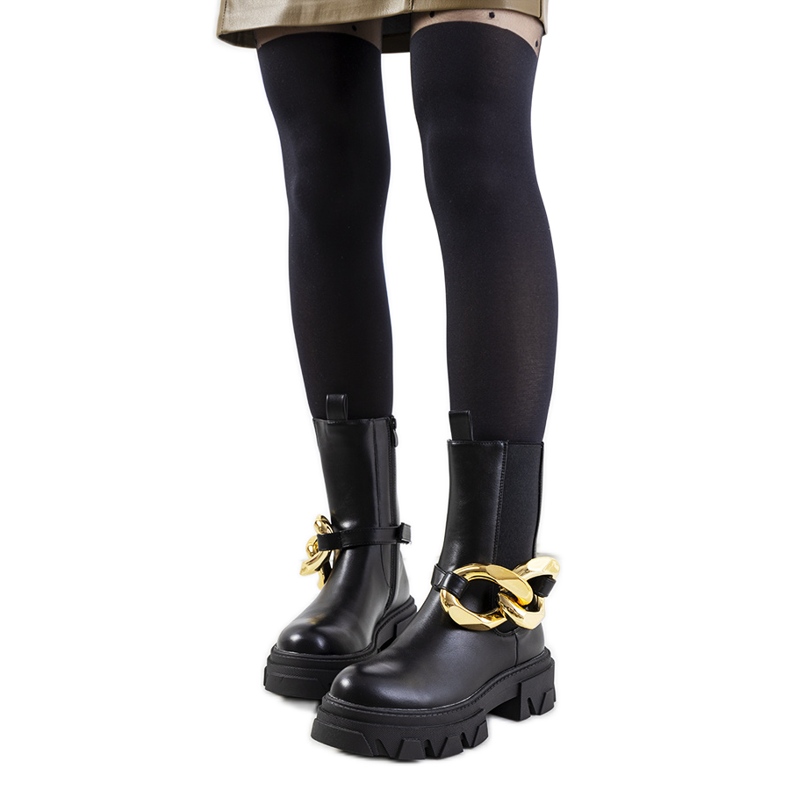 Black Croydon boots Black Croydon boots