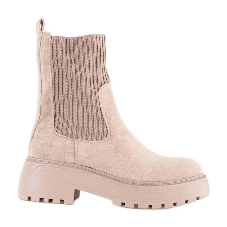 Women's workers with a flexible shank Shelovet beige