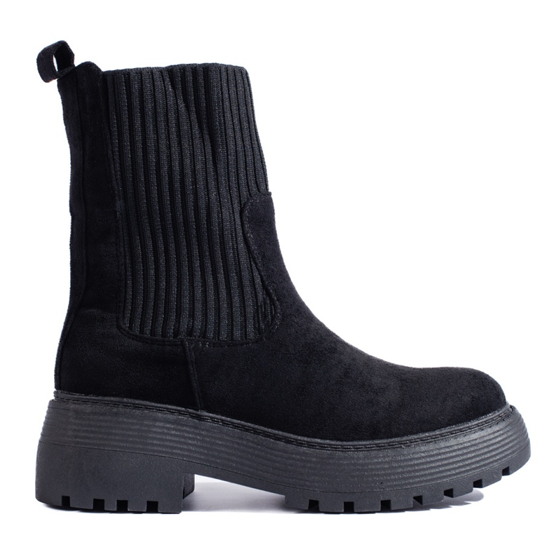 Women's workers with a flexible upper Shelovet black