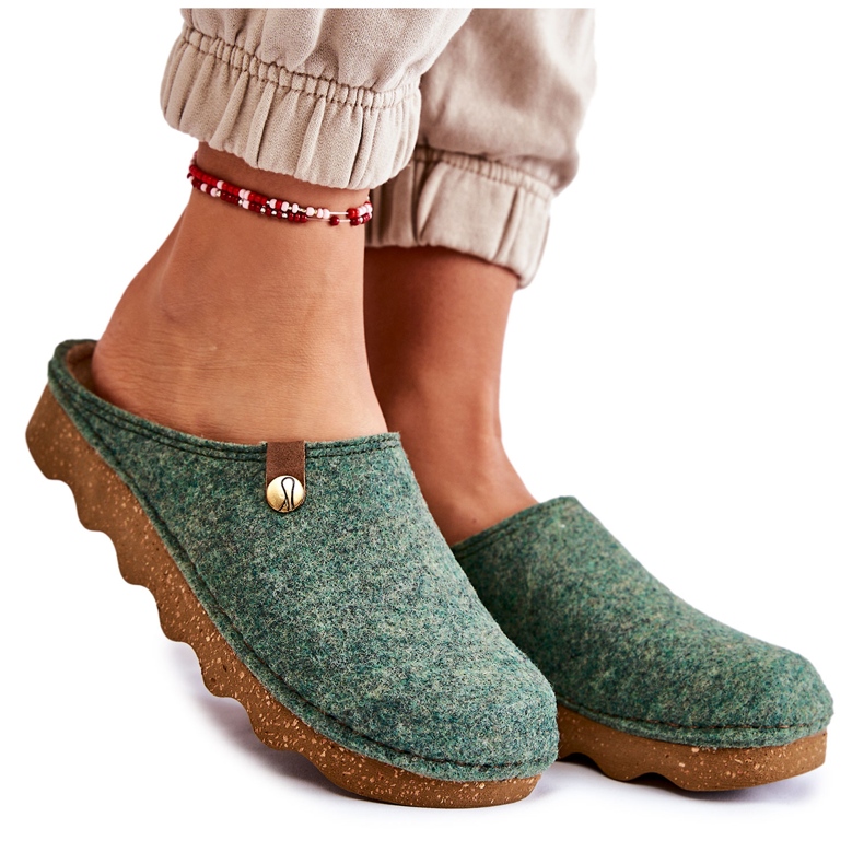 Domestic Slippers Prophylactic Inblu DK-08-007 Green