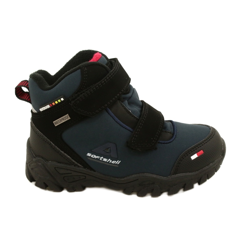American Club Softshell boots with WT70 membrane. Navy blue black